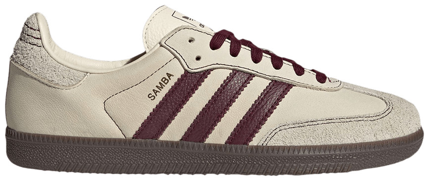 Buy Wmns Samba OG 'Wonder White Maroon' - IG1987 | GOAT | GOAT