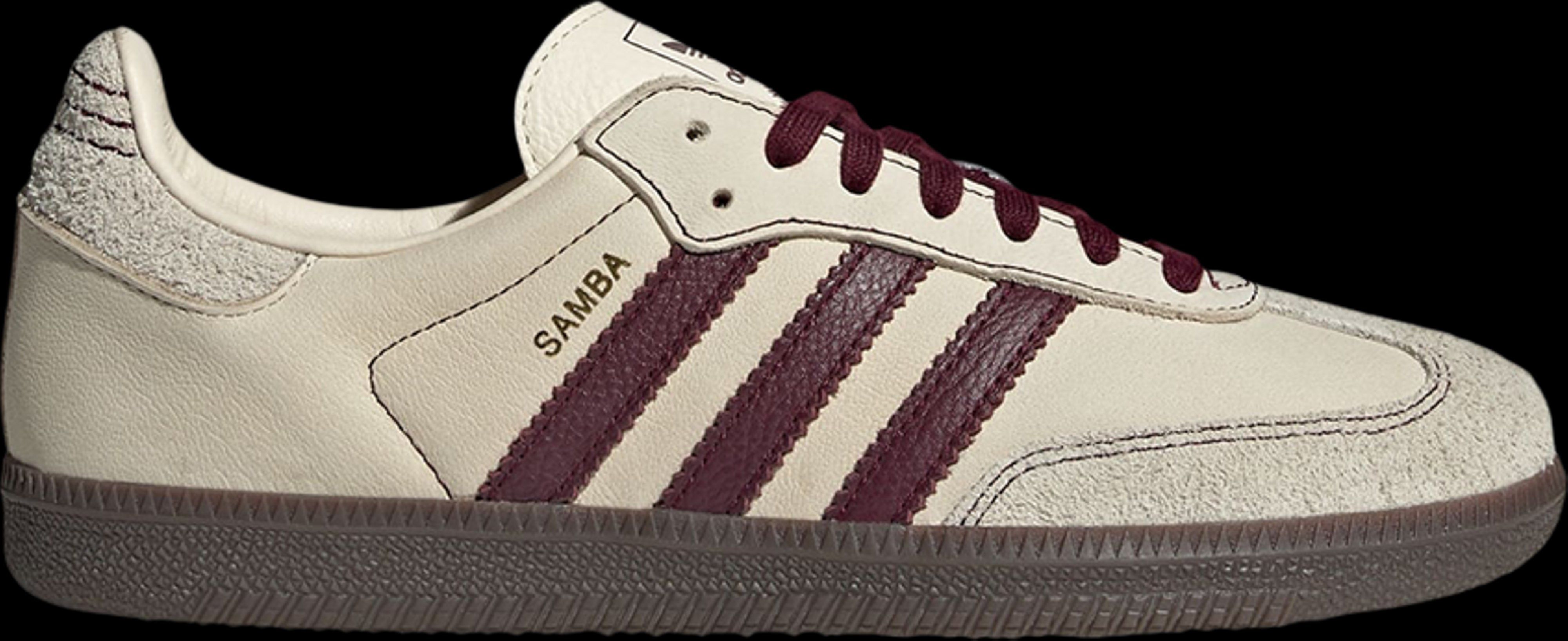 Wmns Samba OG 'Wonder White Maroon' | GOAT