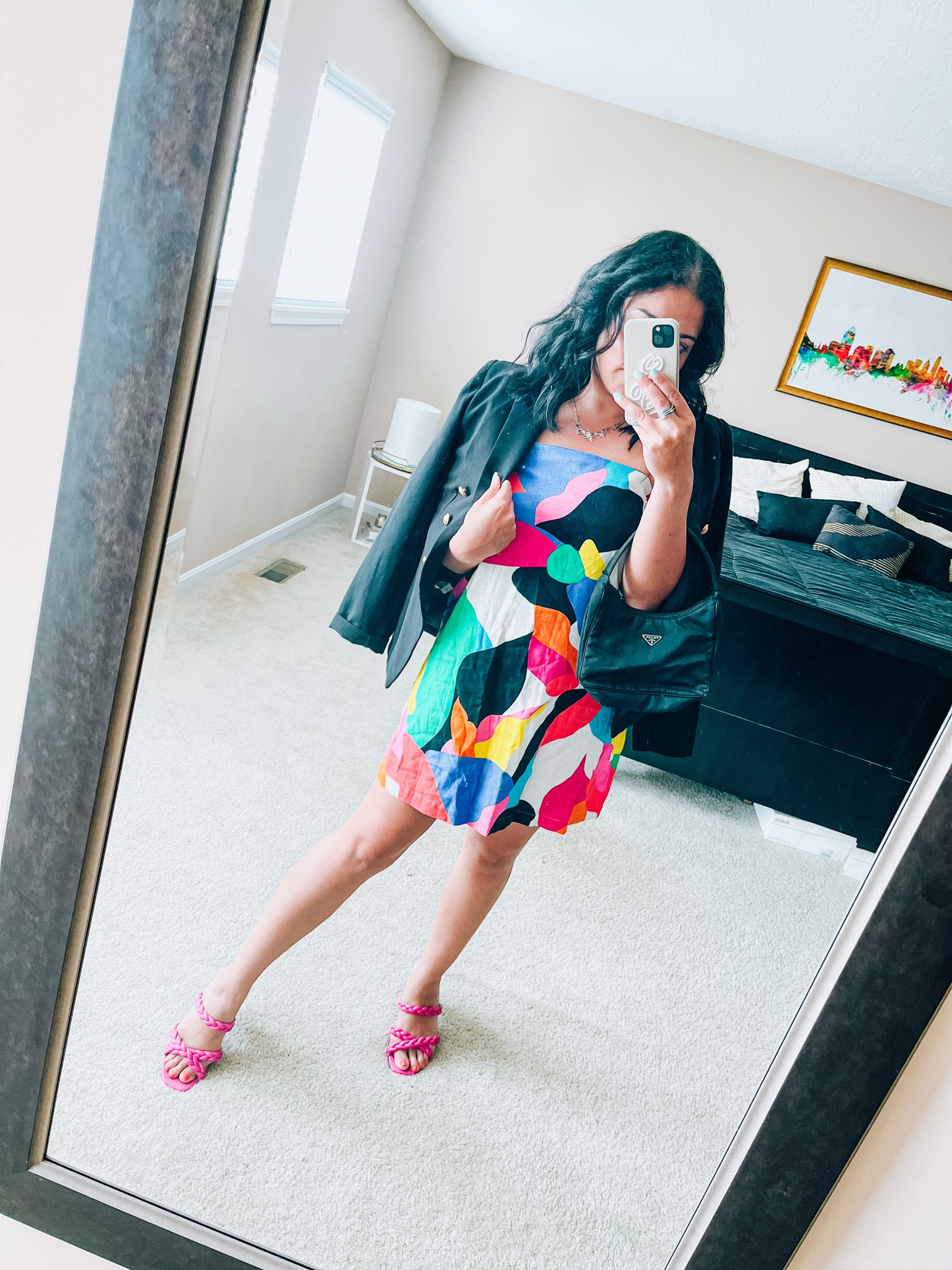 $20 mini dress
Hot pink shoes 
Prada bag
Date night outfit 
Wearing size S

#LTKunder50 #LTKFind #LTKstyletip