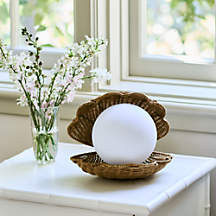 Iris Clam Shell Table Lamp by Jake Arnold + Reviews | Crate & Kids | Crate & Barrel