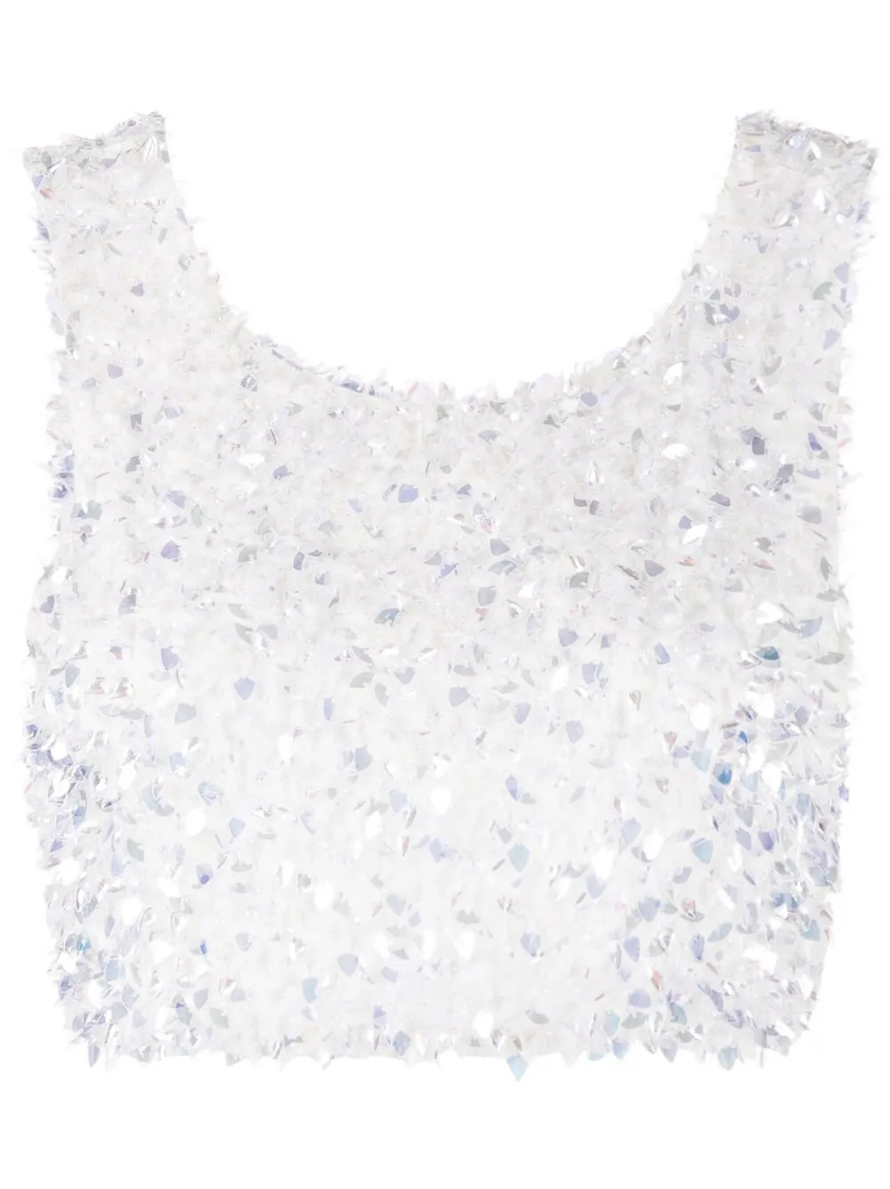 Romy sequin crop top | Farfetch Global