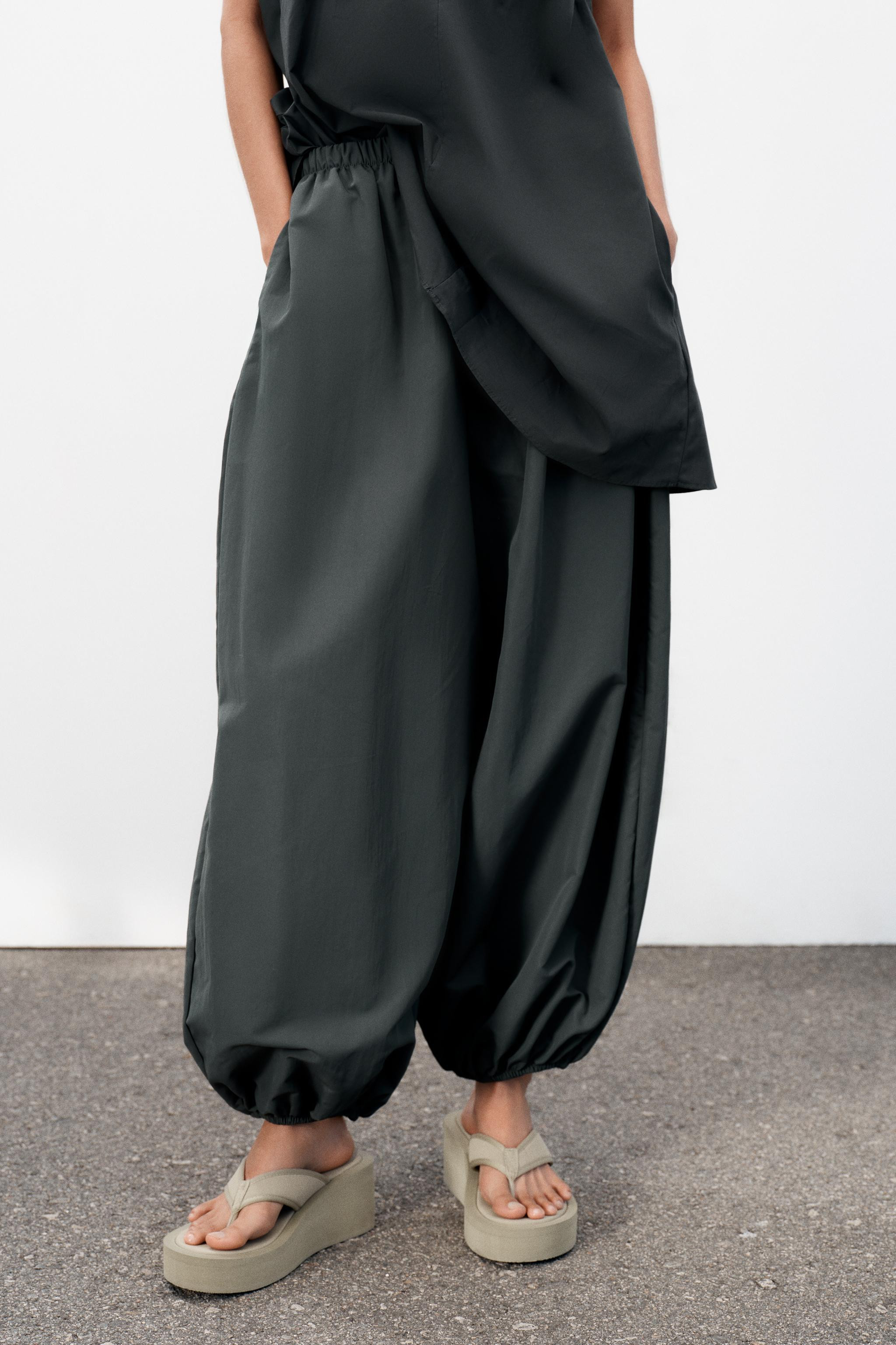 NYLON BALLOON PANTS | Zara US