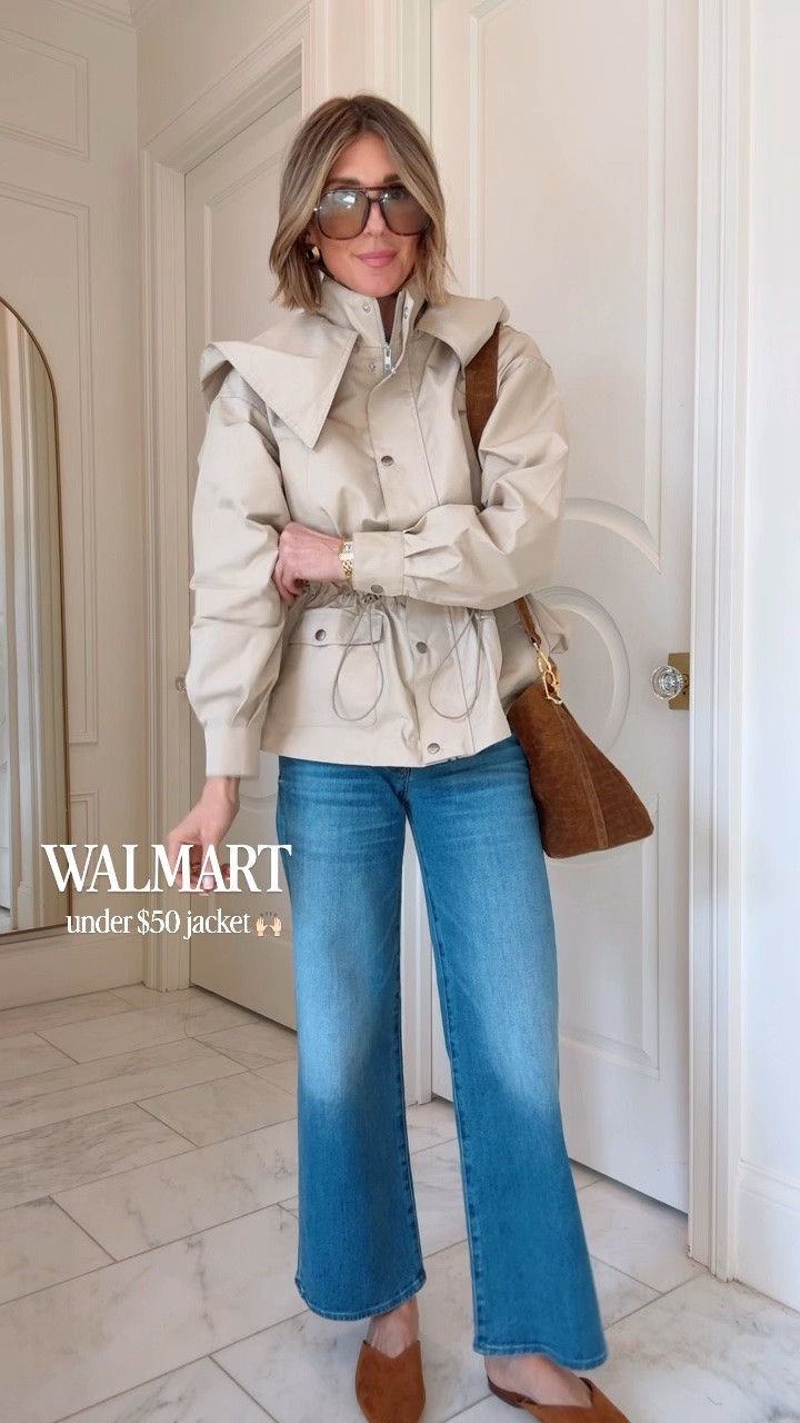 This Walmart jacket cinches and is under $50!! Such a great find

#LTKootd #LTKOver40 #LTKSeasonal
