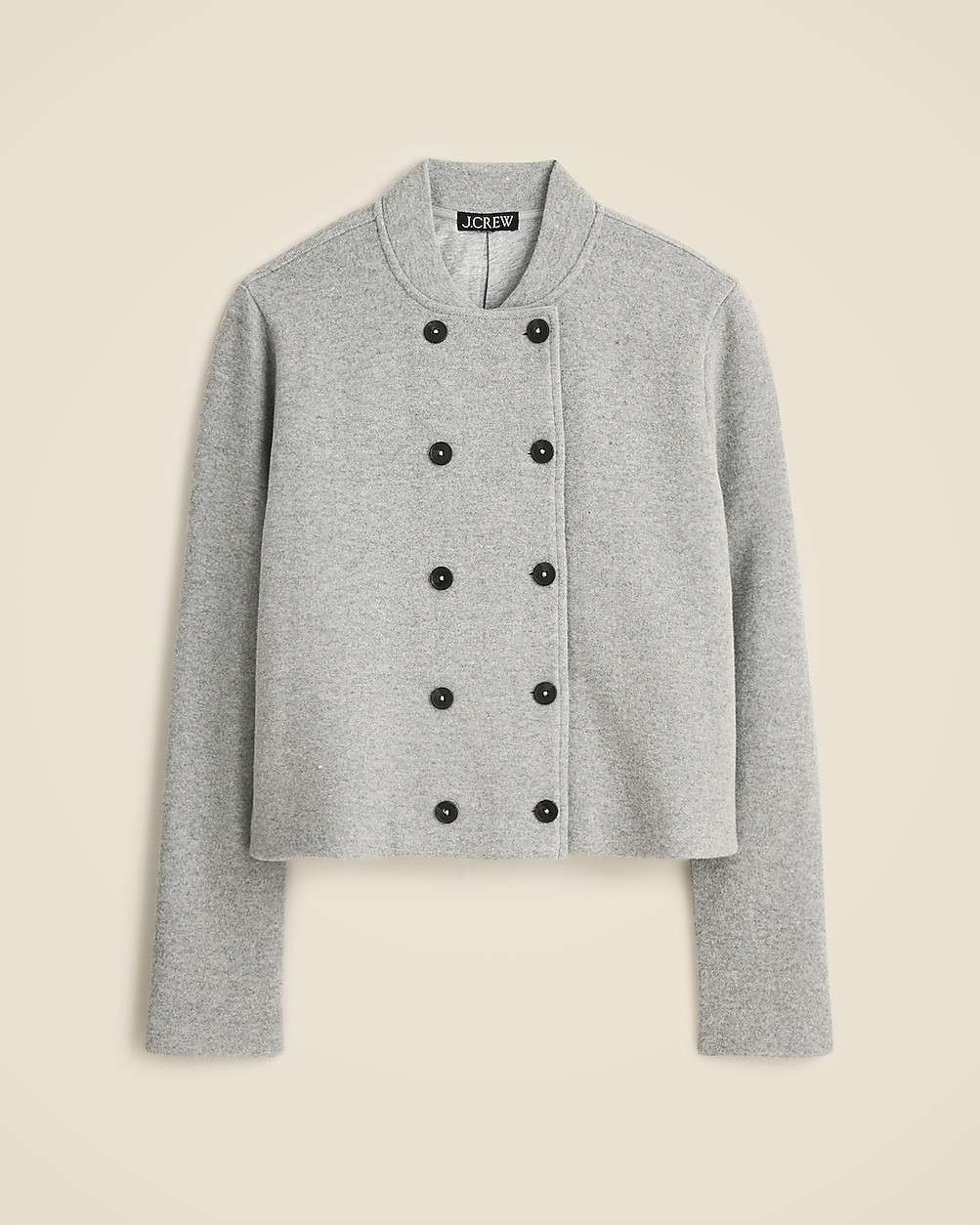 Double-breasted jacket in knit wool blend | J. Crew US