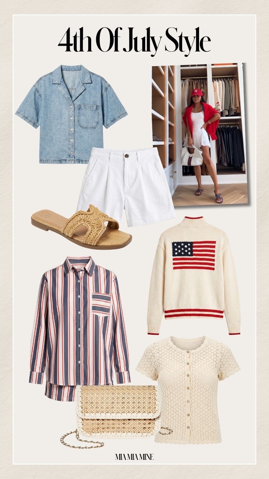 Target 4th of July style picks
Target denim shirt, solid and striped x target stripe set, American flag sweater and white shorts

#LTKSeasonal #LTKmomlife #LTKOver40