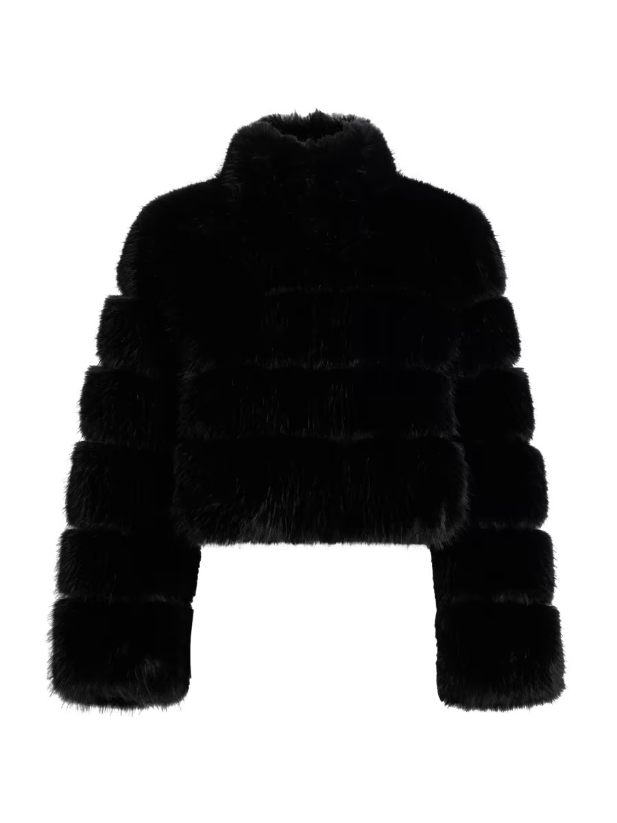 Lyla Faux Fur Crop Jacket | Saks Fifth Avenue