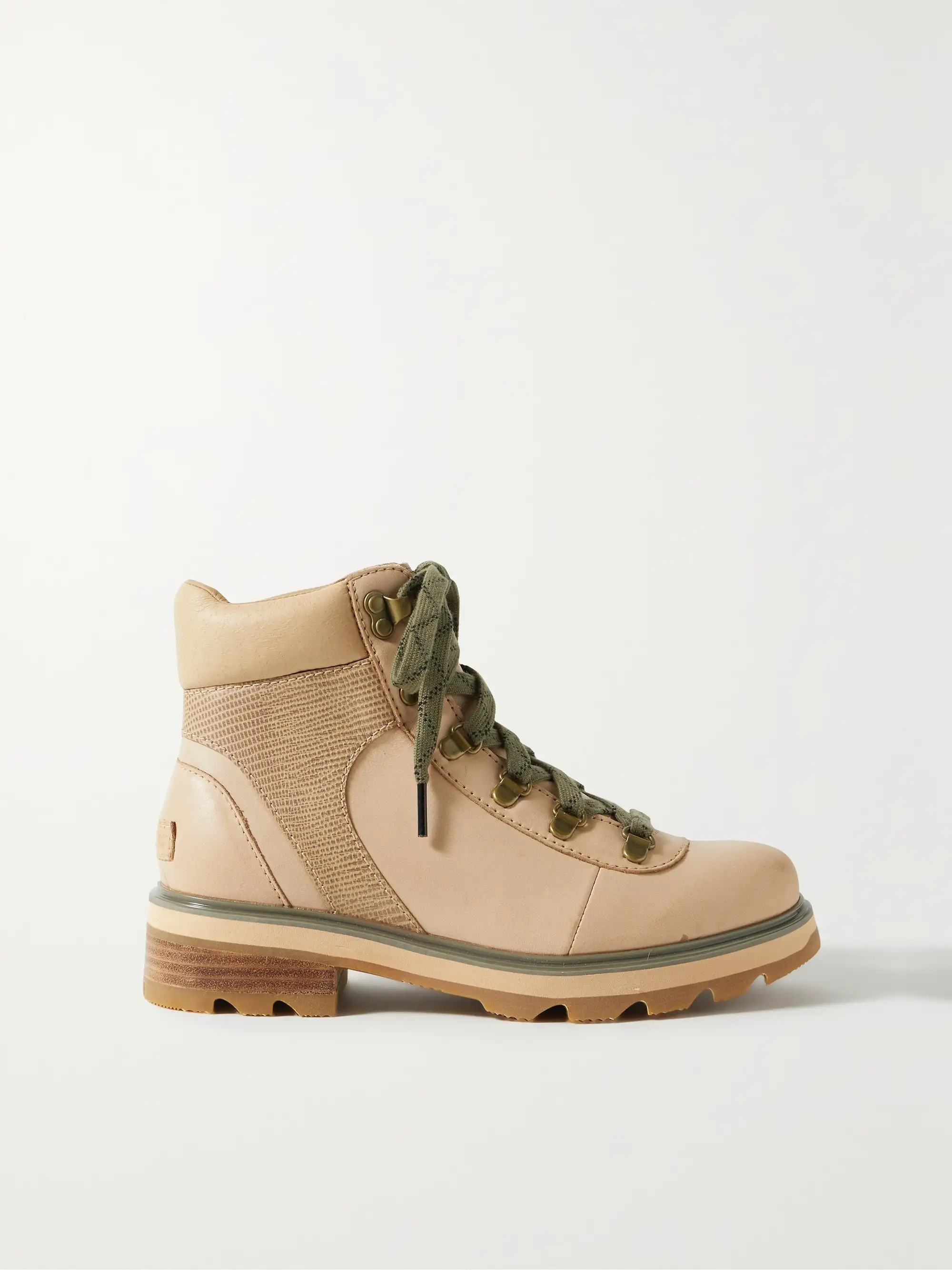 Lennox Hiker waterproof brushed-leather ankle boots | NET-A-PORTER (US)