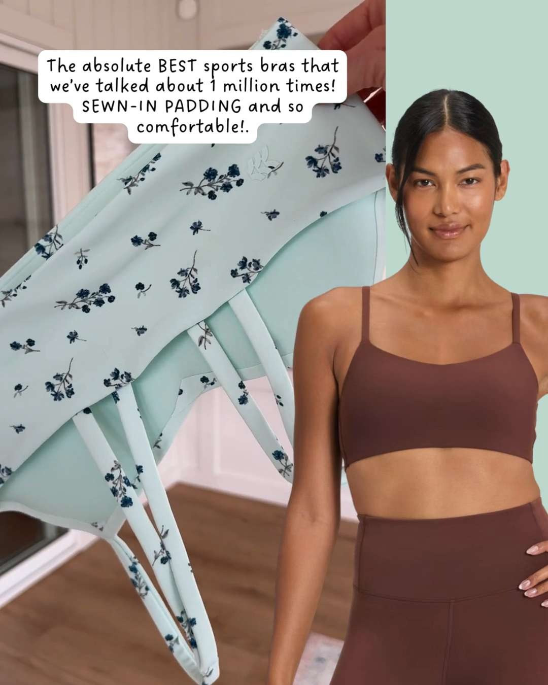 The BEST sports bra with sewn-in padding! 

 #LTKActive #LTKOver40 #LTKPetite