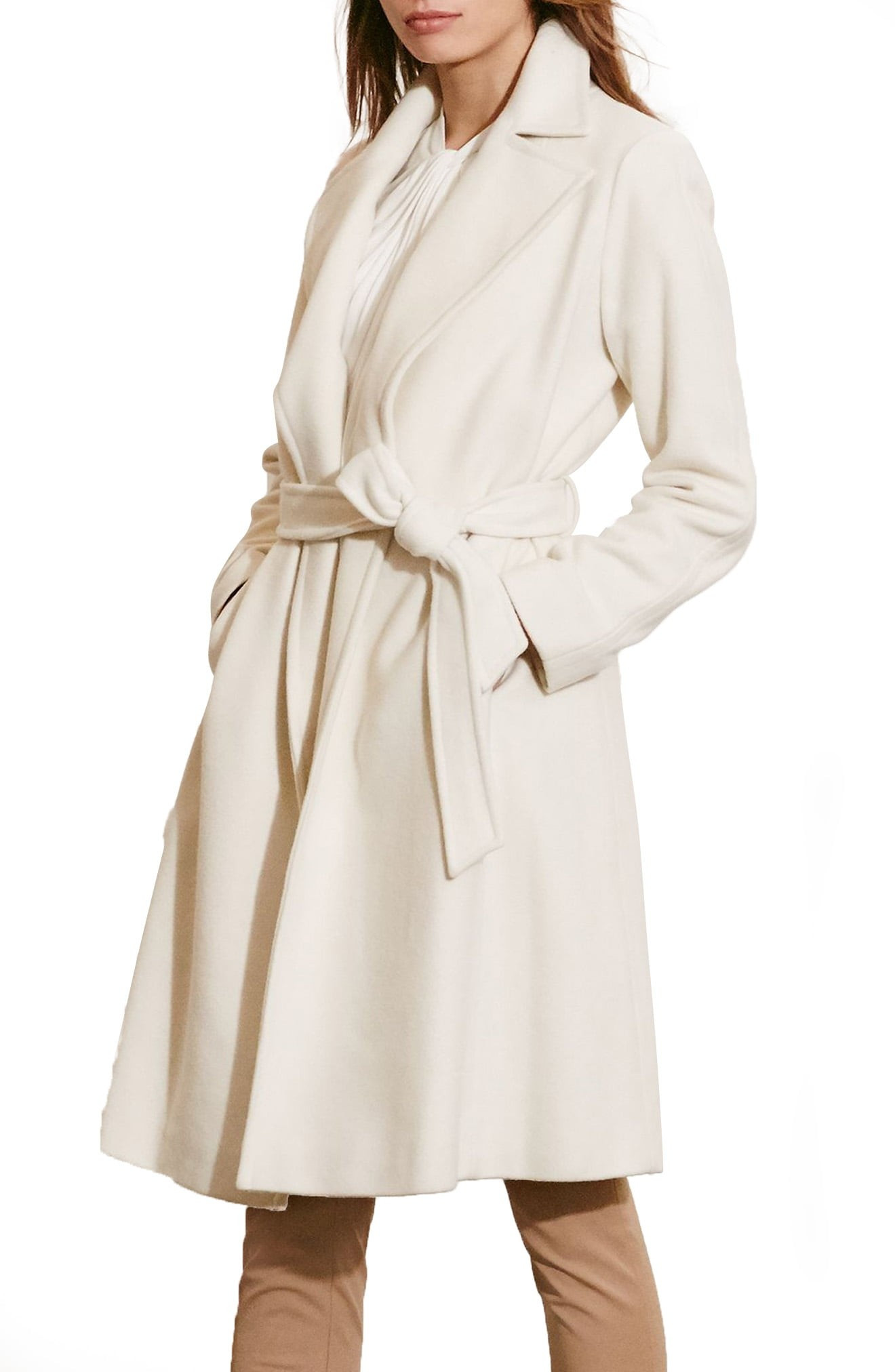 Wool Blend Wrap Coat | Nordstrom