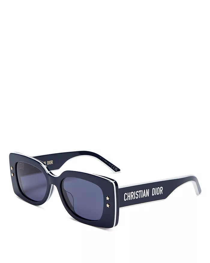 DiorPacific S1U Rectangular Sunglasses, 53mm | Bloomingdale's (US)