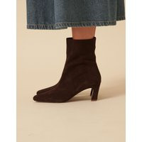 Nobody's Child Block Heel Pointed Ankle Boots - 6 - Brown, Brown | Marks & Spencer IE