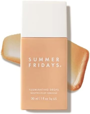 Summer Fridays Illuminating Drops - Hydrating Serum-Like Formula with Hyaluronic Acid - Dewy Summ... | Amazon (US)