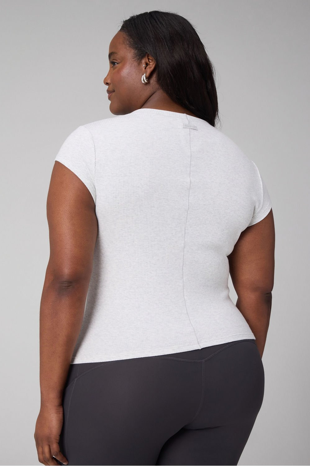 Modal Rib Short-Sleeve Top | Fabletics