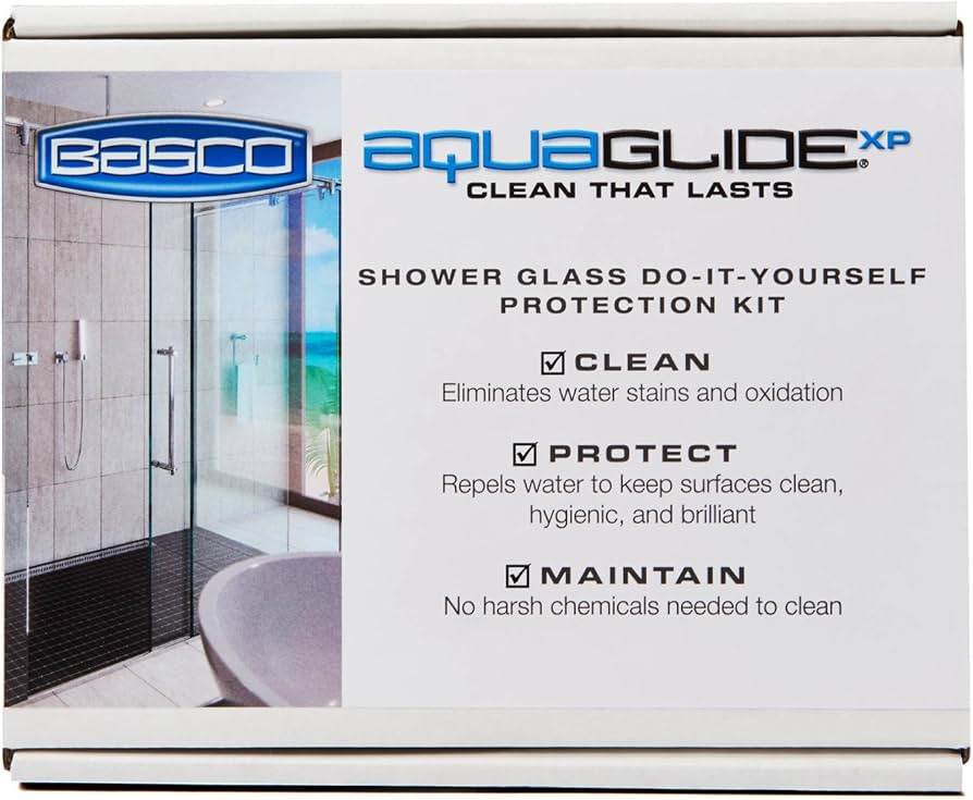 Basco AquaGlideXP Shower Door Glass Water Repellent Kit | Amazon (US)