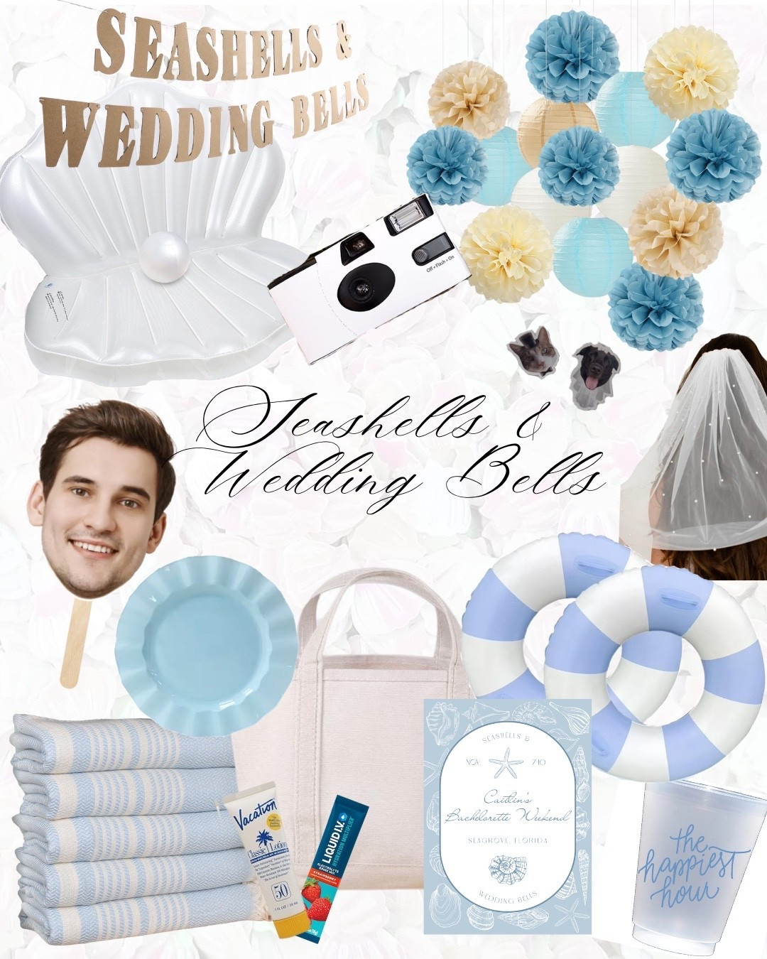 Planning a bachelorette party? We went with the theme Seashells & Wedding Bells for my sister’s weekend on 30a, and it was so much fun! Sharing some ideas for what went into the bags as well as decor inspo.



#LTKWedding #LTKFindsUnder50 #LTKParties