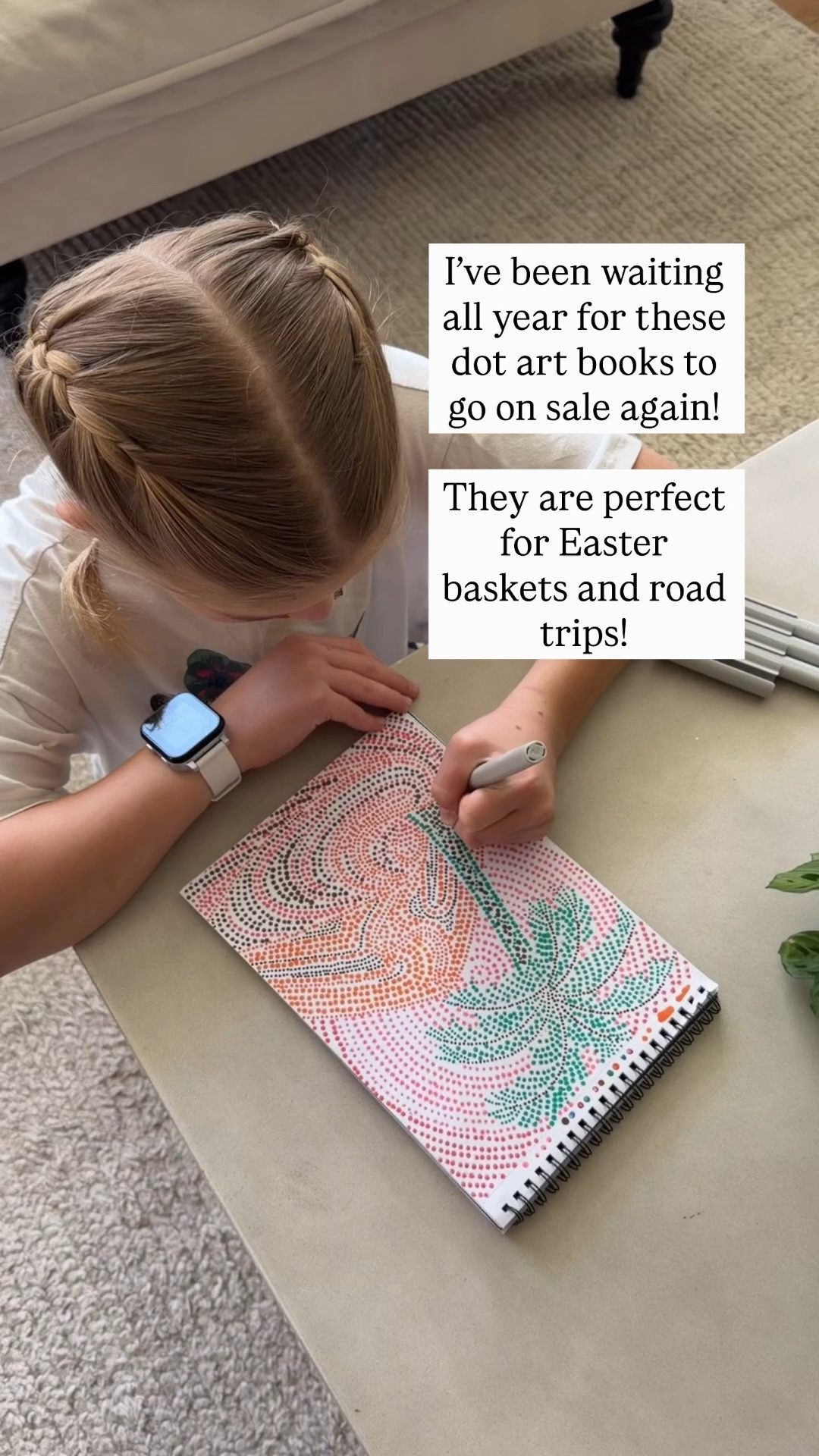 These dot art books are the perfect activity for spring break trips or summer adventures 

And they’re a great Easter basket gift! 

I’ve been waiting literally all year for them to go on sale again, so I’m so happy to see them marked down! 
