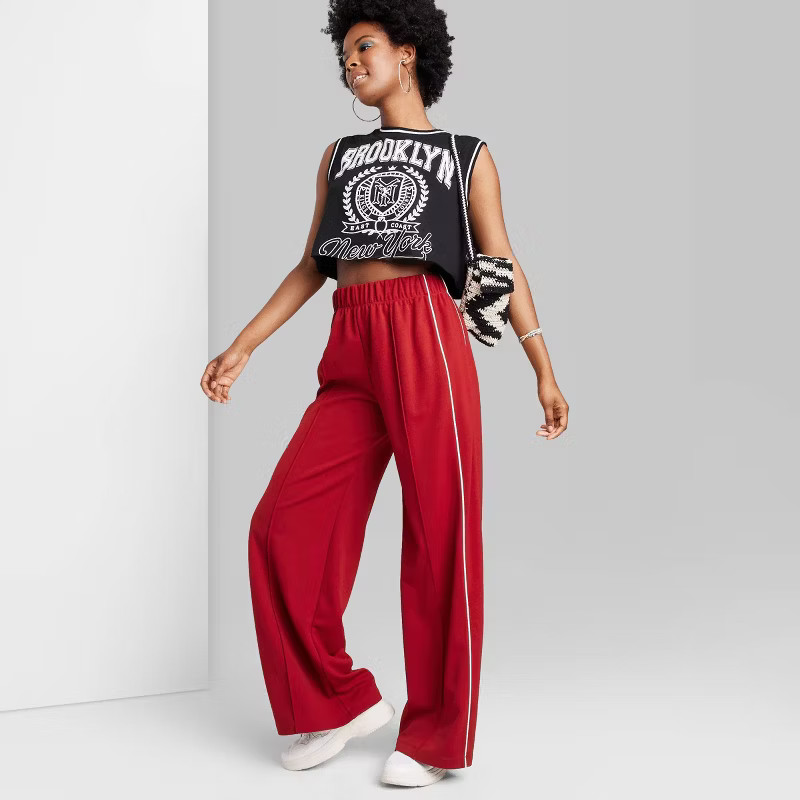 Women's Wide Leg Track Pants - Wild Fable™ | Target