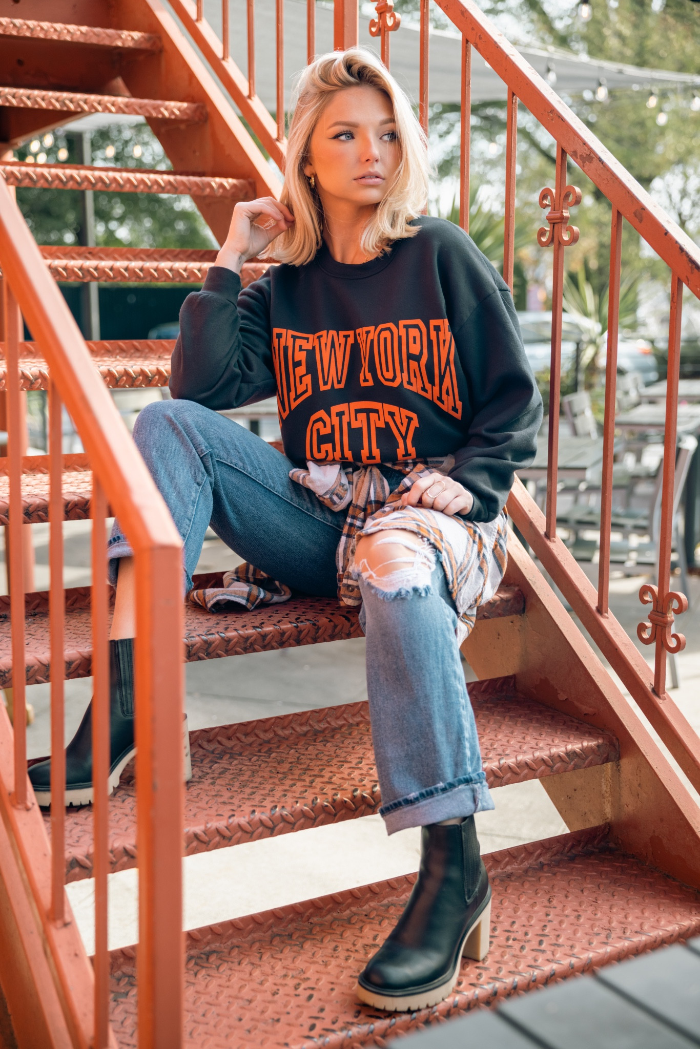 Sweatshirts are my go tos! There are so many ways to style them! How would you? This NYC sweatshirt is one of my favorites! 

#LTKstyletip #LTKU #LTKunder100