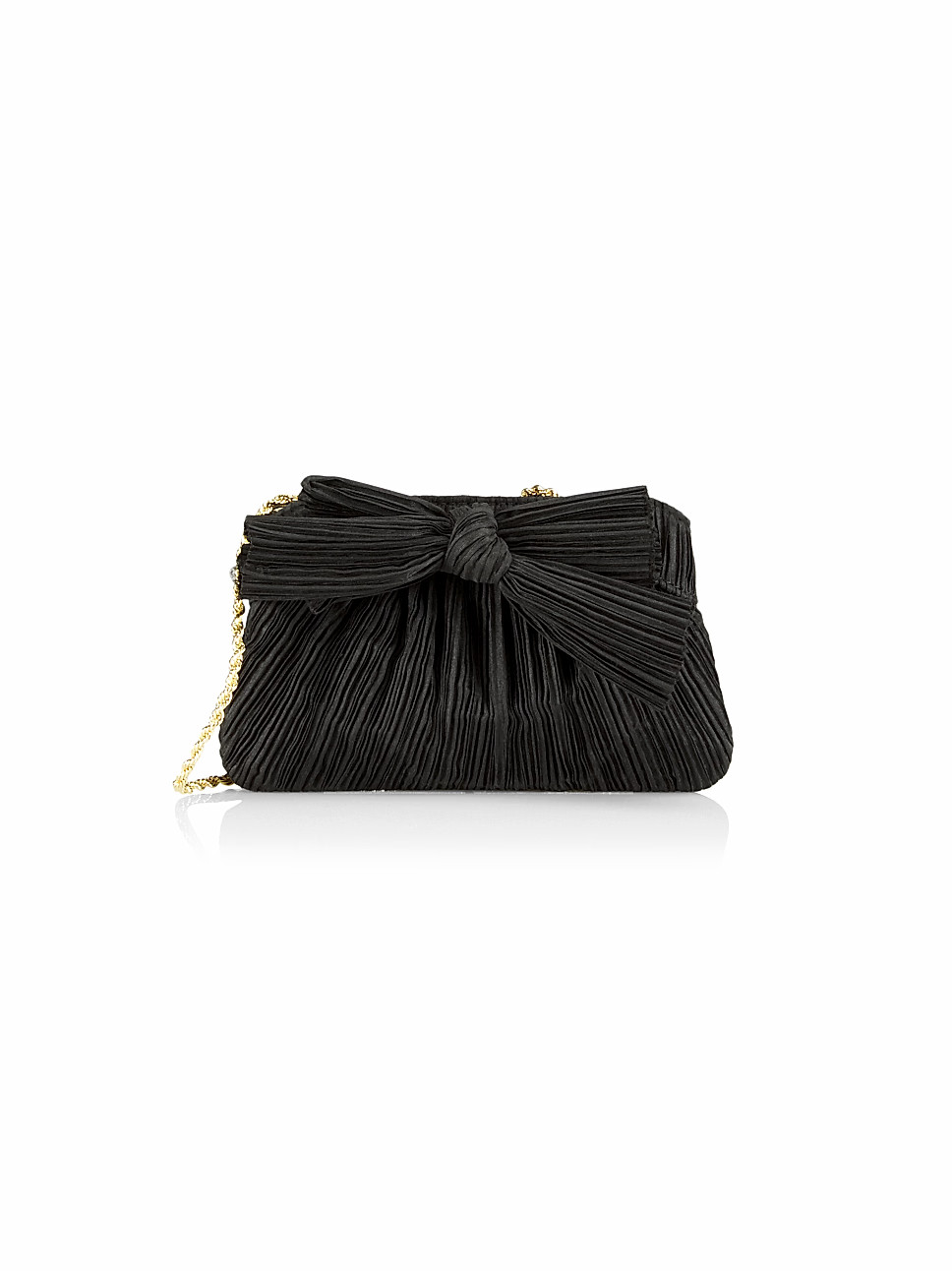 Mini Pleated Bow Frame Clutch | Saks Fifth Avenue