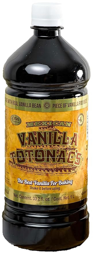 Mexican Vanilla Totonac's Pure Extract - 33.2 Oz Bottle - Premium Vanilla Liquid for Baking & Coo... | Amazon (US)