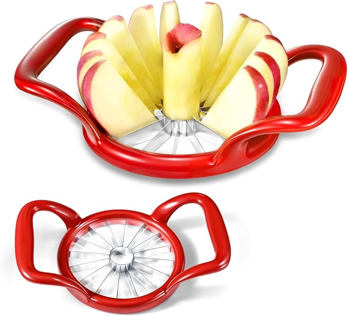 LIIGEMI 5.5 Inch Extra Large Apple Slicer,16-Slice Thin Apple Slicer and Corer,Cutter, Divider, W... | Amazon (US)