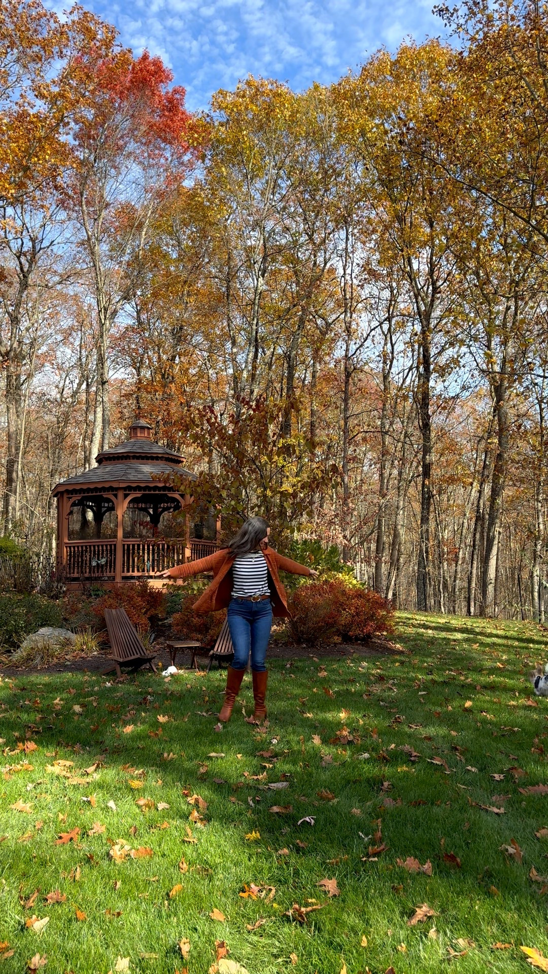 Autumn casual outfit for today. Knee high boots are Born from a few years ago. 

#LTKPetite #LTKOver40 #LTKSeasonal