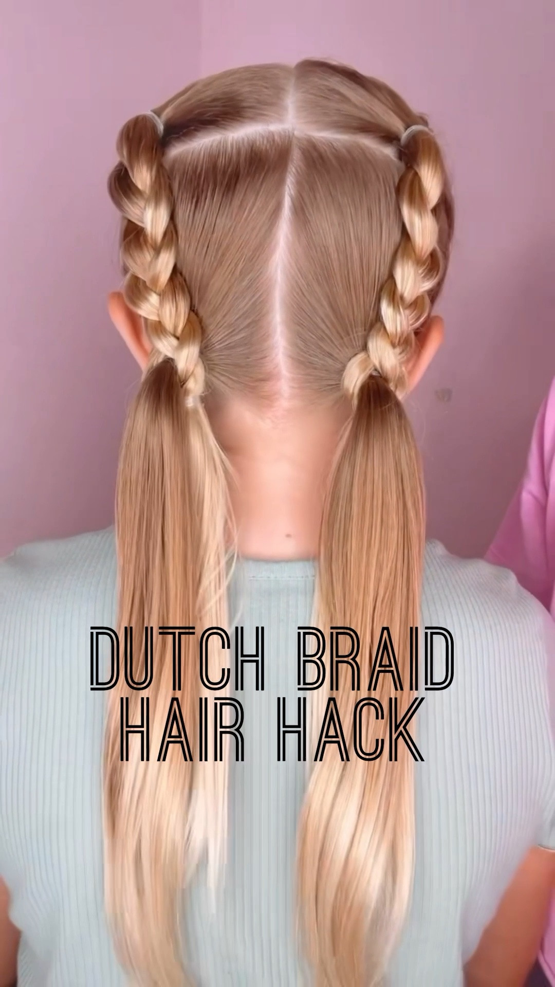 DUTCH BRAID HAIR HACK 🩷 I love this easy hair hack for a Dutch braid! I’m sharing my favorite hair products with you, too! Love for you to follow us for daily hairstyles! ✨

#LTKKids