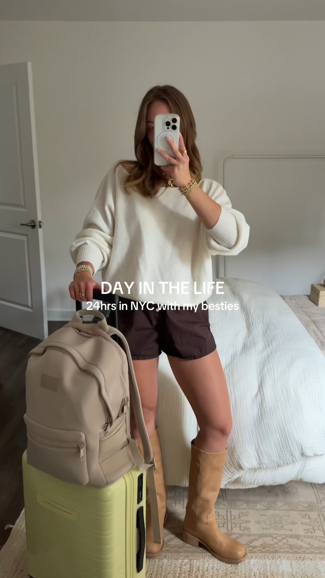 9/17/25 NYC in 24 hrs 🗽✨ Linking a few of the pieces I packed + used along the way:

• My Omnilux red light mask (travel essential for winding down)
• Cozy Earth PJs — the comfiest for hotel stays
• My travel outfit + suitcase
• My evening outfit for the What We Said live show 🤍

Quick trip staples that made the whirlwind feel a little more cozy + put together.

#LTKStyleTip #LTKShoeCrush