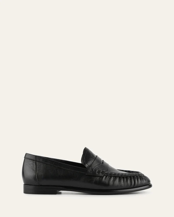 MYRTLE LOAFERS BLACK LEATHER | Jo Mercer (AU)