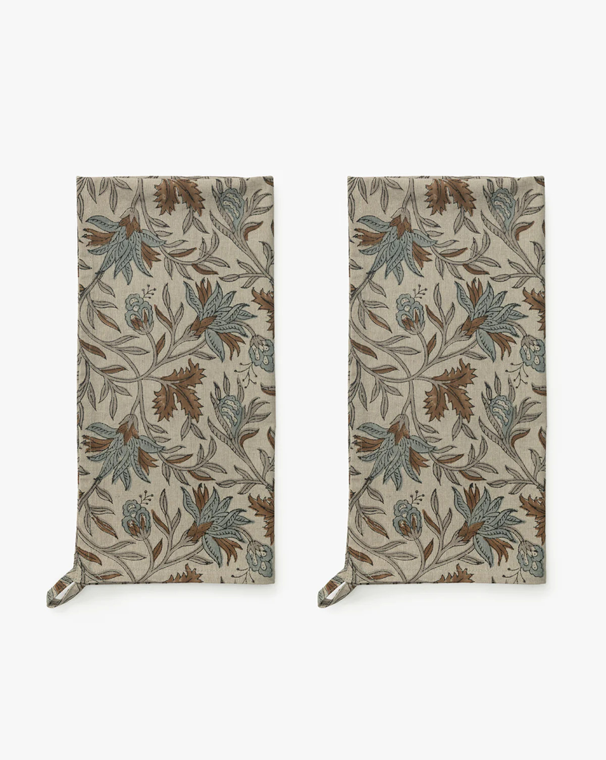 Jennifer Block Print Tea Towels (Set of 2) | McGee & Co. (US)