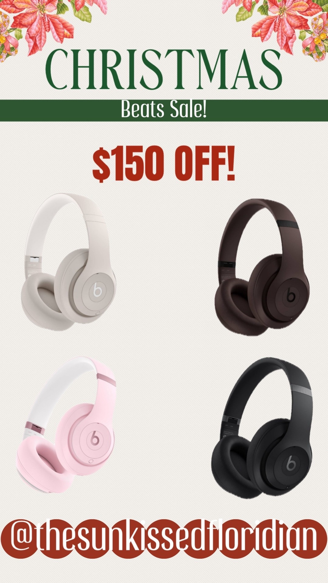 Beats sale! Flash sale!

#LTKHoliday #LTKSaleAlert #LTKGiftGuide