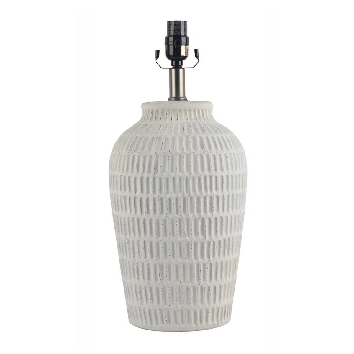 Ceramic Textured Table Lamp Base White - Threshold™ | Target