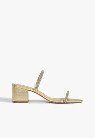 Sandália Mule Glam Dourado | Schutz BR
