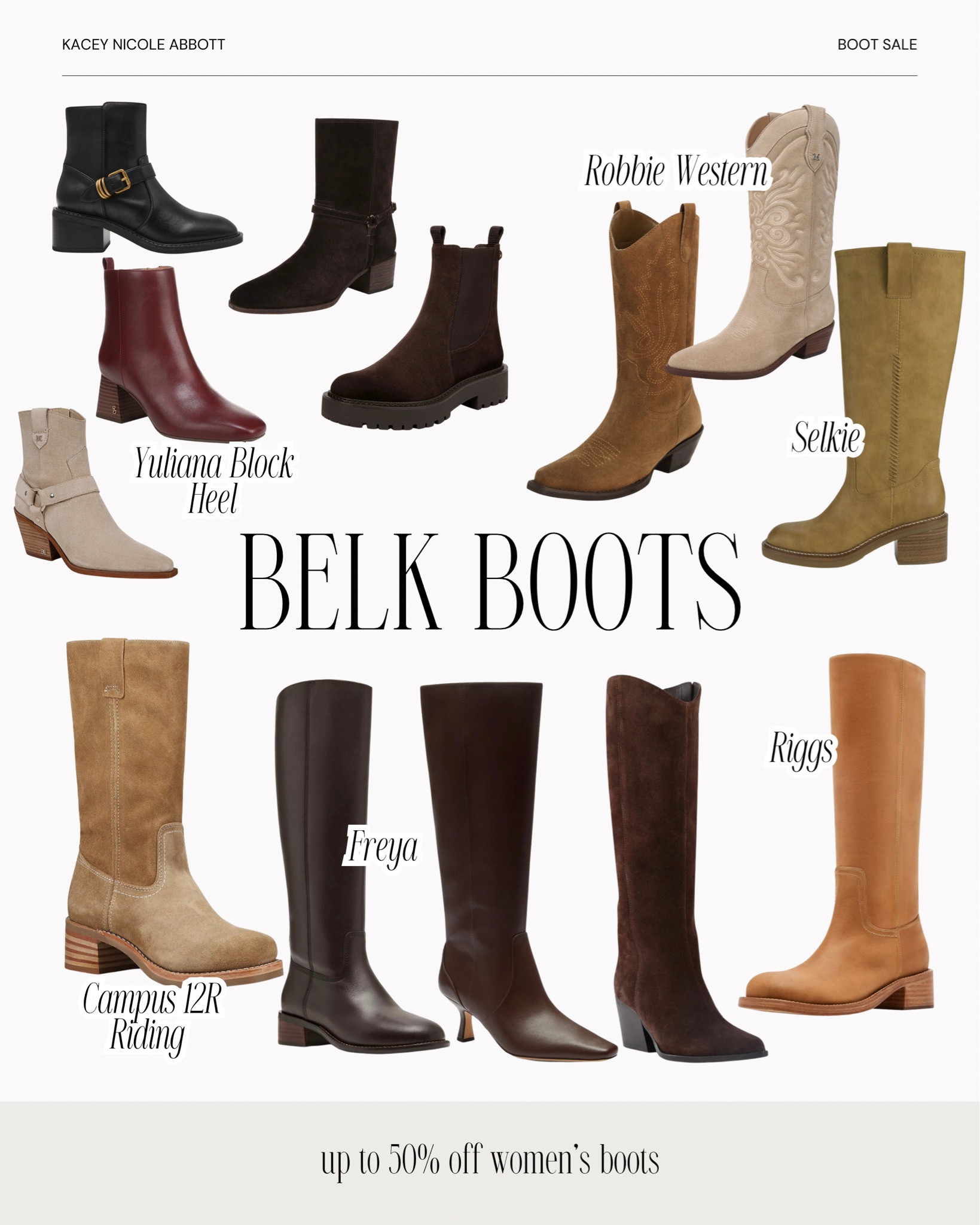 Styling 2 boots 4 different ways! Sharing how I would style them up and down - I am wearing the Freya and Selkie styles. Both boots are SO GOOD! And are super comfortable. I sized up 1/2 size in both, which I normally do for boots! they both fit great. Linking other styles that I've had my eye on!

#LTKSeasonal #LTKSaleAlert #LTKShoeCrush