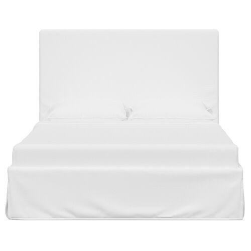 Juliet Slipcover Bed, Linen | One Kings Lane