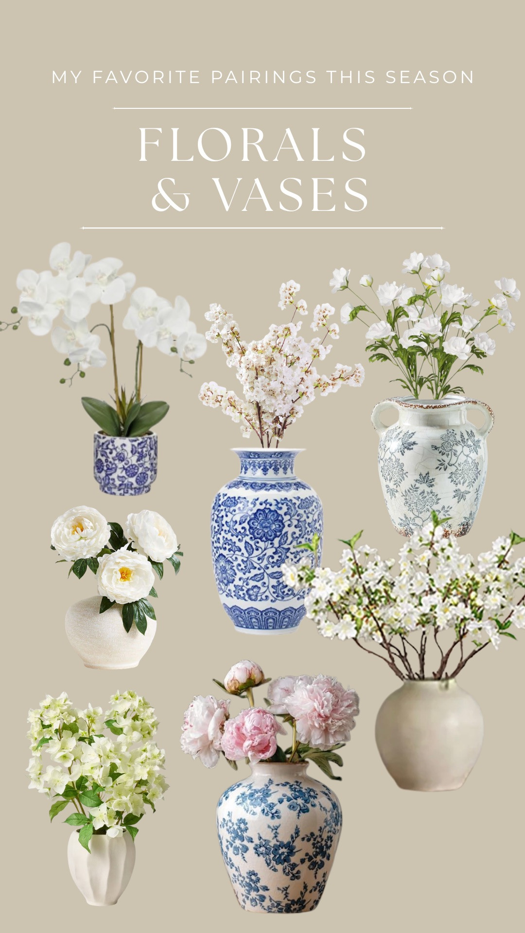 Okay but truly—florals in a pretty vase just make everything better. Fresh or faux (forever a favorite), add a few stems to neutral vases, mix the heights, and instantly your shelves, tables, and little nooks feel so styled. It’s classic, effortless, and always brings that soft, pulled-together look home. ✨

• • Florals and vases, vase styling, faux florals, fresh flowers, shelf styling, table styling, neutral home decor, centerpiece styling, spring home, chic home vibes

#LTKHome