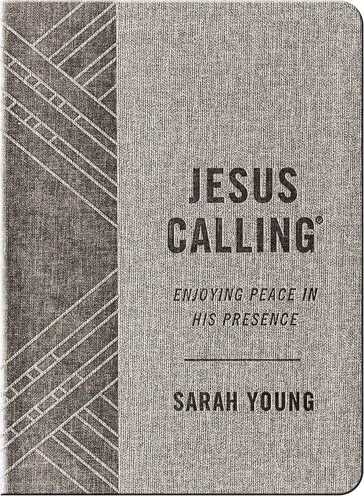 Jesus Calling, Textured Gray Leathersoft, with Full Scriptures: Enjoying Peace in His Presence (A... | Amazon (US)