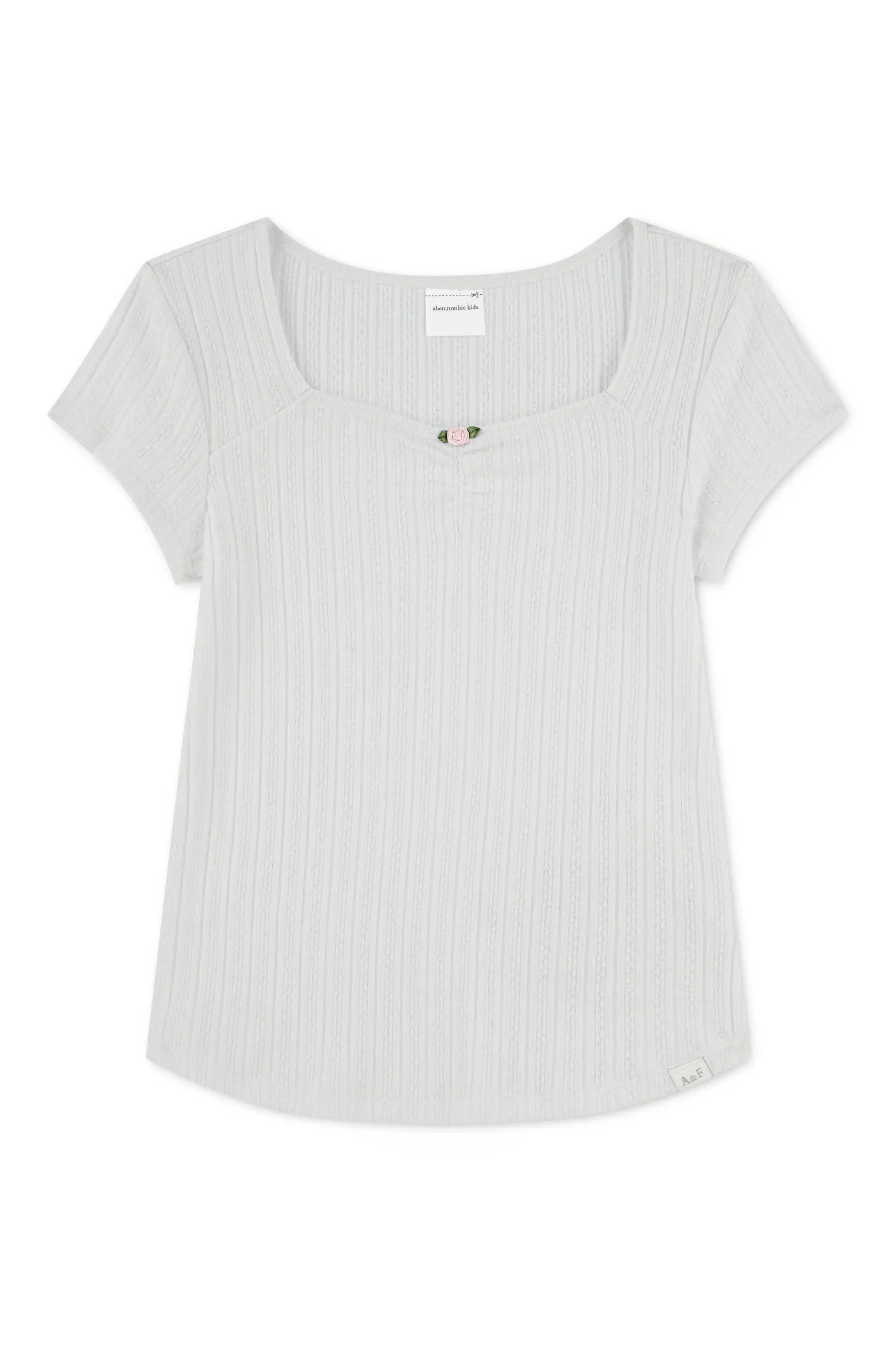 abercrombie kids Kids' Pointelle Top (Women) | Nordstrom | Nordstrom