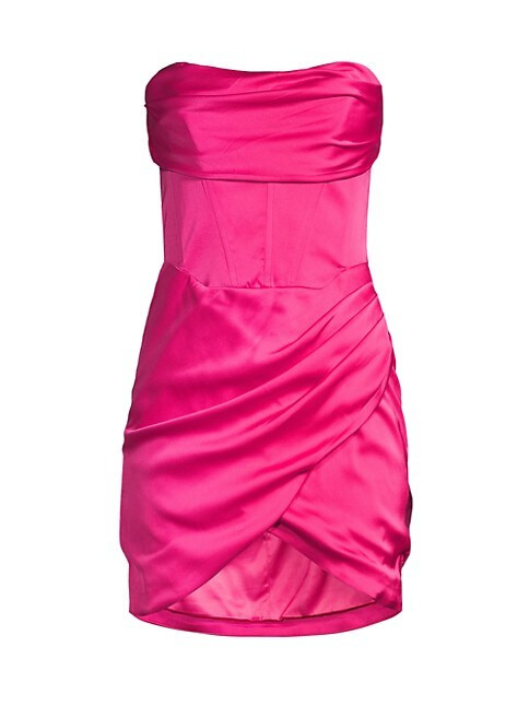 Trinity Satin Corset Minidress | Saks Fifth Avenue