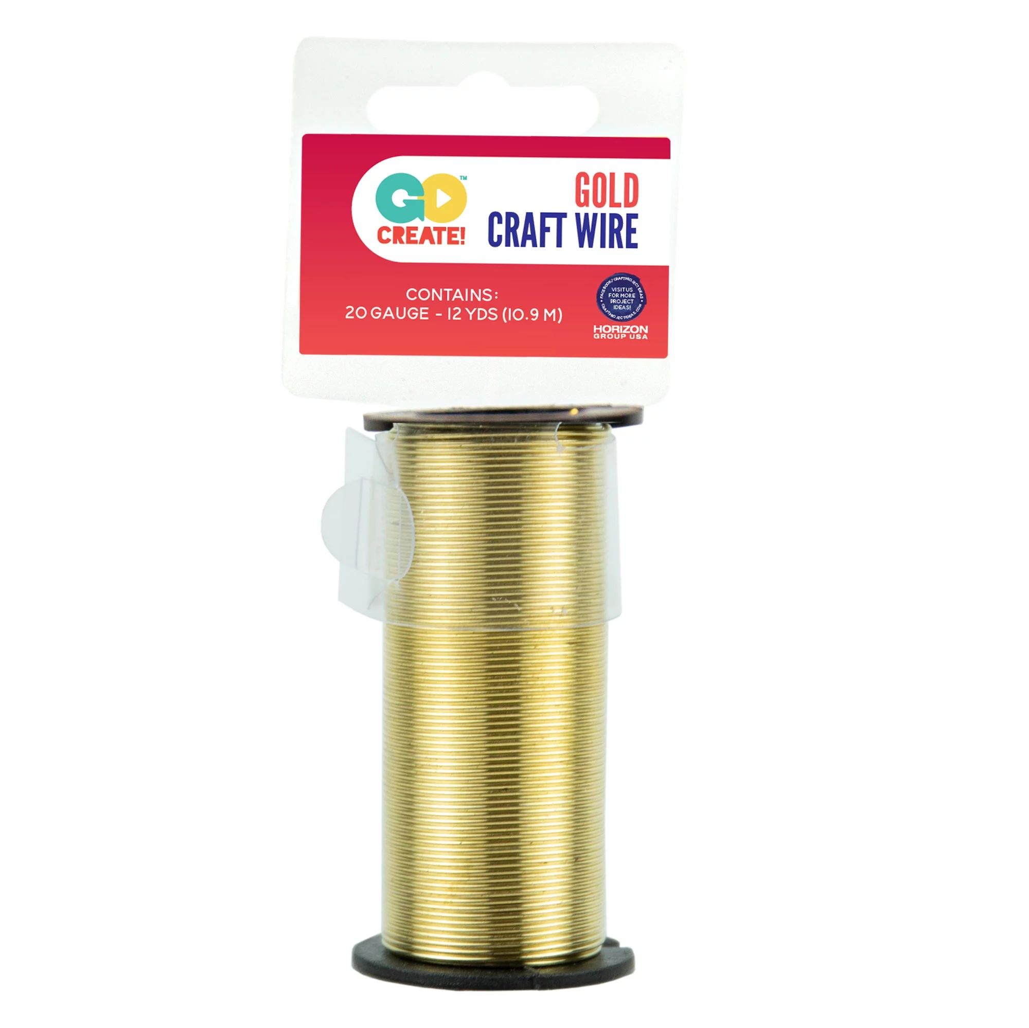 Go Create! 20 Guage Gold Craft Wire, 12 Yds. Total - Walmart.com | Walmart (US)