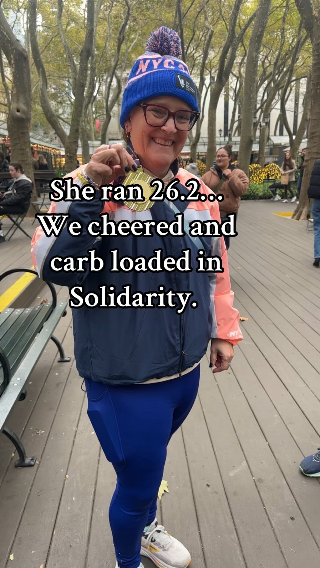 So proud of my friend and all of the 2025 NYC Marathon Runners. The energy is amazing. 
Gillian ran her heart out. I asked her for her  recommendations and she said to tag the Hoka and Brooks below and I absolutely recommend the most cozy walking shoes by Earth :) 

#LTKSeasonal #LTKActive #LTKSaleAlert