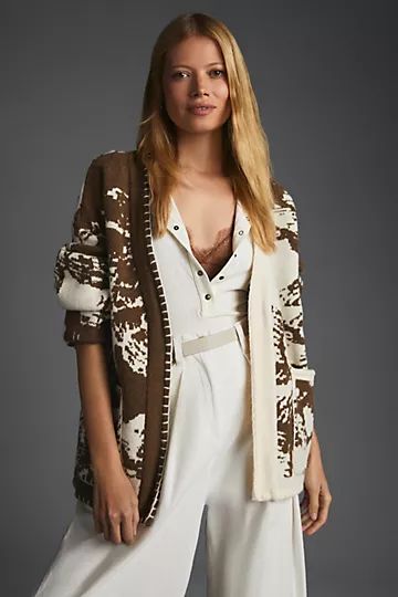 By Anthropologie Cozy Knit Cardigan Sweater | Anthropologie (US)