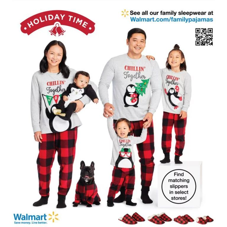 Holiday Time Family Penguin PJ Set - Toddler - Walmart.com | Walmart (US)