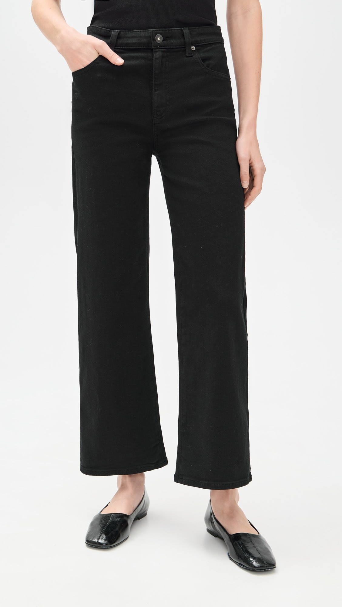 Saige Wide Leg Crop Jeans | Shopbop