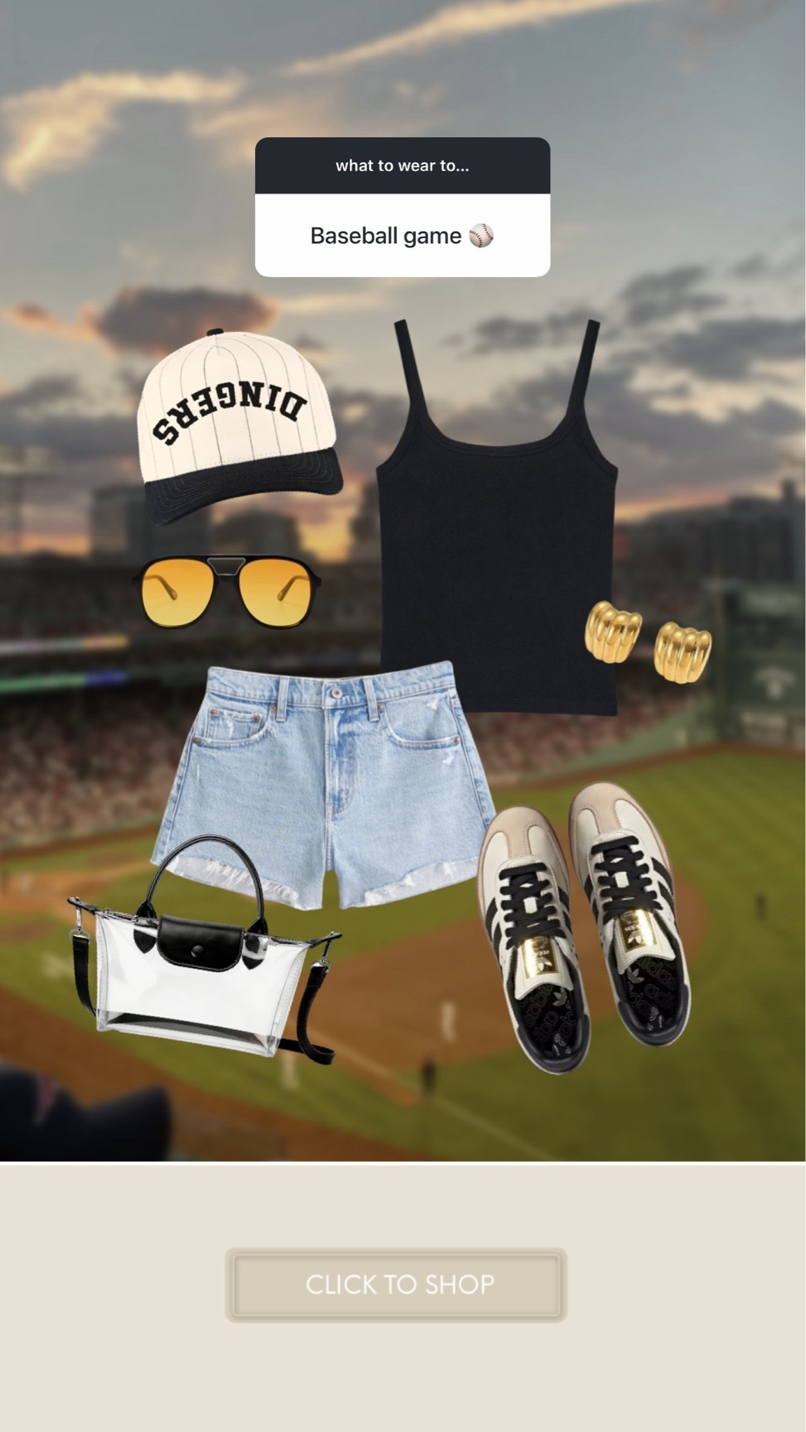 Baseball game outfit

#LTKootd #LTKSeasonal