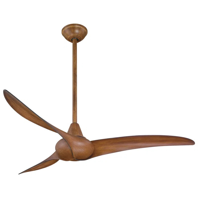 52" Wave 3 - Blade Propeller Ceiling Fan with Remote Control | Wayfair North America
