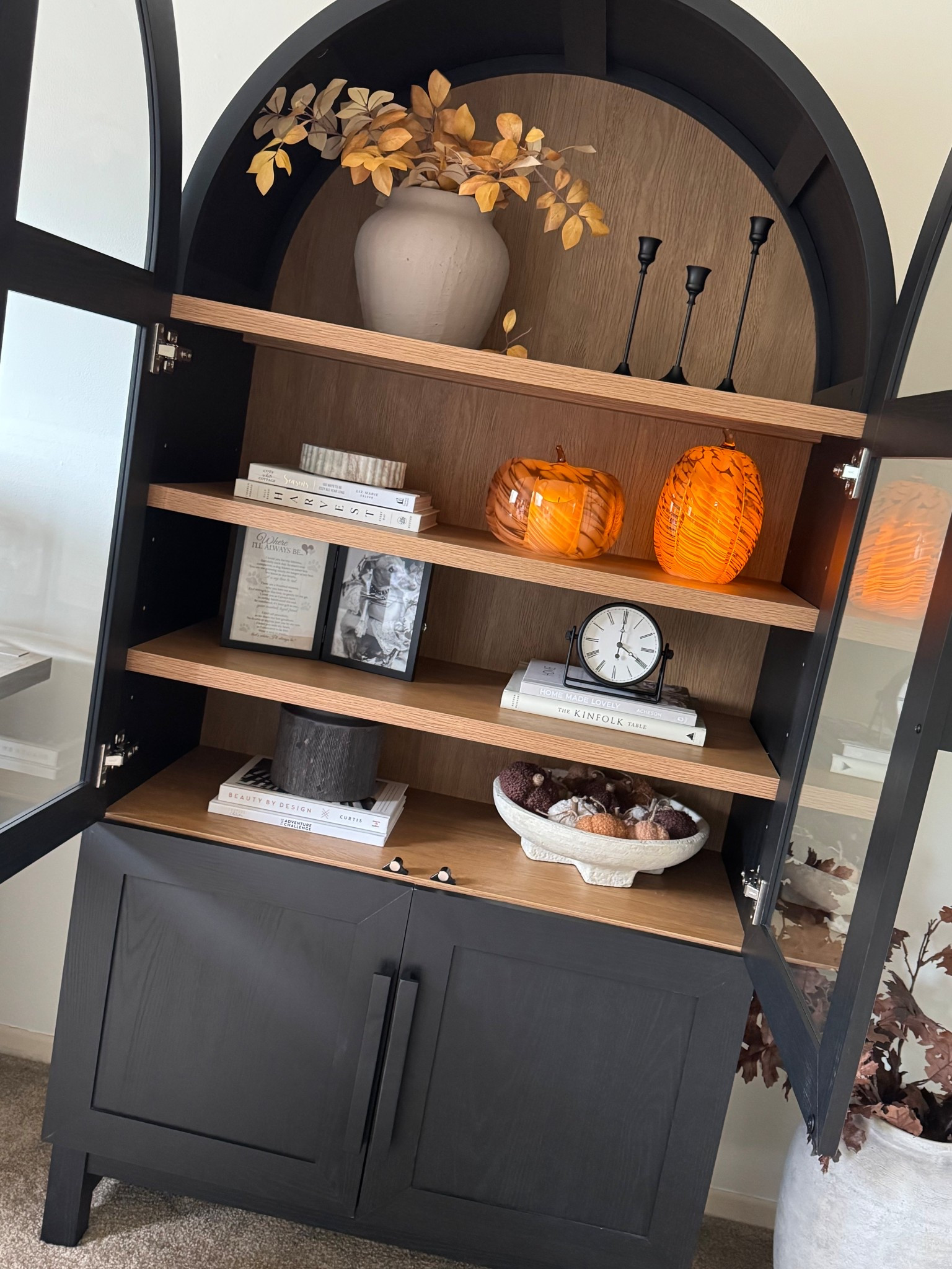 Better homes and gardens arch cabinet, fall decor, home office, cabinet styling, Walmart cabinet

#LTKHome #LTKU #LTKSaleAlert