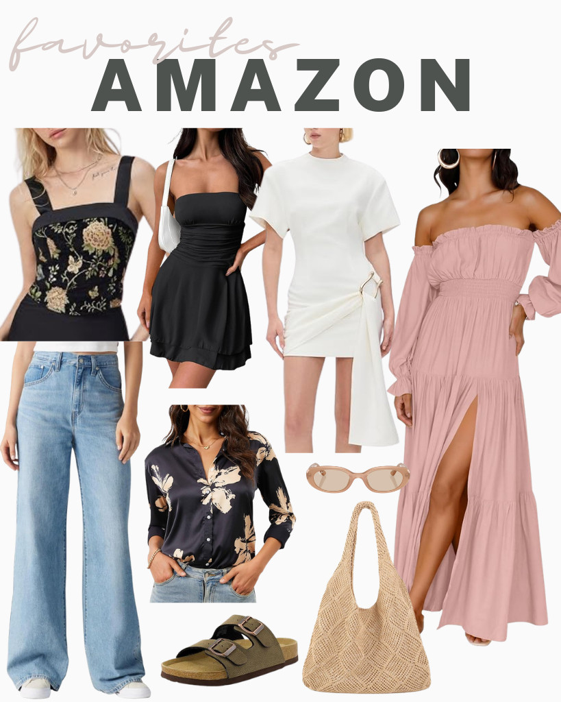 I am stocking up on my Amazon Favorites. I am especially loving this long flowy dress and trendy crochet bag! And I can't wait to try out these cool sunnies!

#LTKSeasonal #LTKSaleAlert #LTKTravel 

 