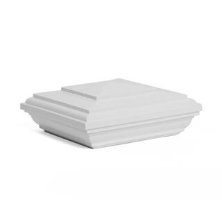 Fiberon ArmorGuard 4 in. x 4 in. White New England Post Sleeve Cap-CAP N E 4 WHT F - The Home Dep... | The Home Depot