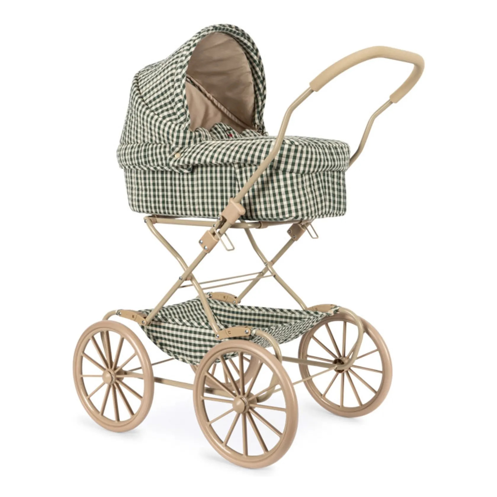Baby carriage for Vichy doll | Charcoal grey | Smallable
